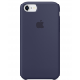 Coque en Silicone iPhone 7 / 8 / SE2020 Bleu Nuit (Apple)