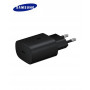 Kit Chargeur Type-C / Type-C Samsung 25W Noir - Retail Box (Origine)