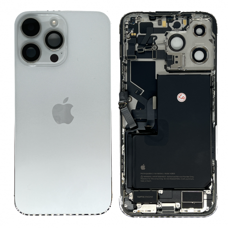 Full Frame iPhone 14 Pro Max Silver - Charging Connector Battery (Original Dismantled) - Grade A