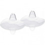 Brusthütchen Medela Contact - BPA-free - En silicone ultra-fin et doux - 16 mm, petit - 2 inclus avec étui(Reconditionné)