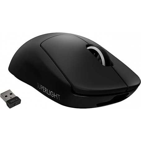 Souris gaming sans fil G PRO X SUPERLIGHT noire - Logitech (Reconditionné)