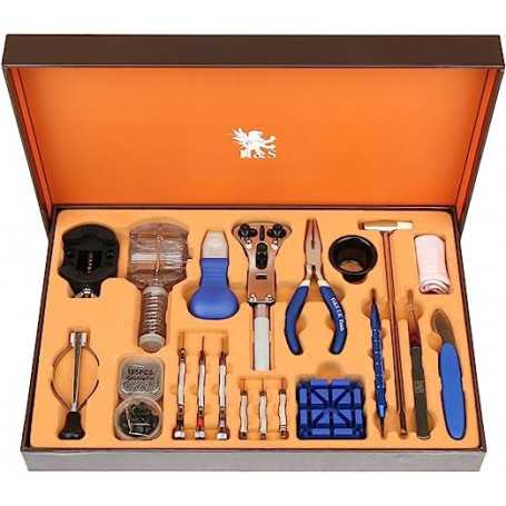 Coffret d'outils pour horloger H&S - 155 pcs avec mallette de transport(Reconditionné)