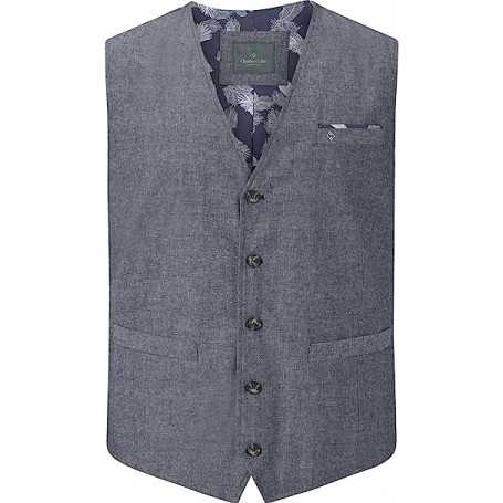 Gilet homme Charles Colby Duke Daniel Bleu Foncé 2XL (XXL) - Taille 62(Reconditionné)