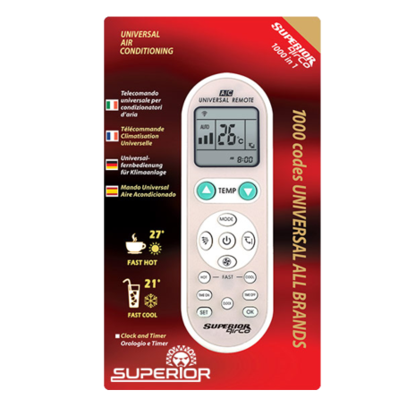 Remote Control Universal Air Conditioner Superior SUPCU002