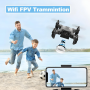 Mini Professional Drone with 4K Camera Portable RTF Foldable RC Quadcopter with 4 Batteries