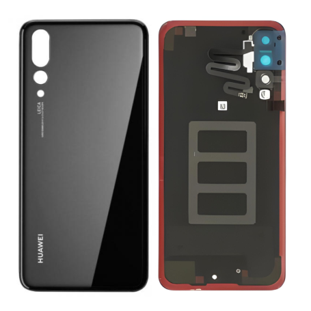 Vitre arrière Huawei P20 Pro Sans Contour lentille Noir (Original Démonté) - Grade B